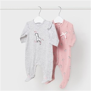 Mayoral Yazlık Kız Bebek Tulum 2'li Set