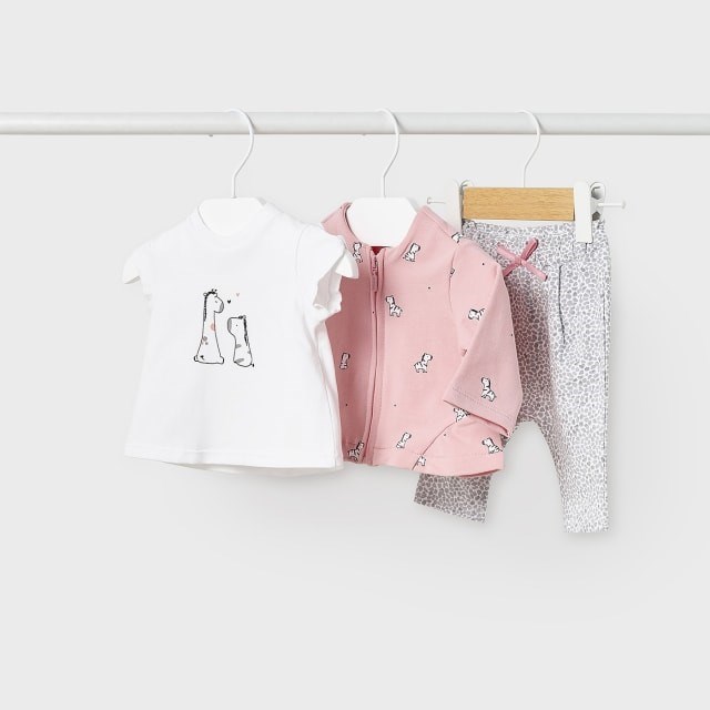 Mayoral Yazlık Kız Bebek Eşofman 3'lü Set