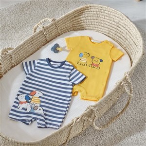 Mayoral Yazlık Erkek Bebek Kısa Tulum 2'li Set