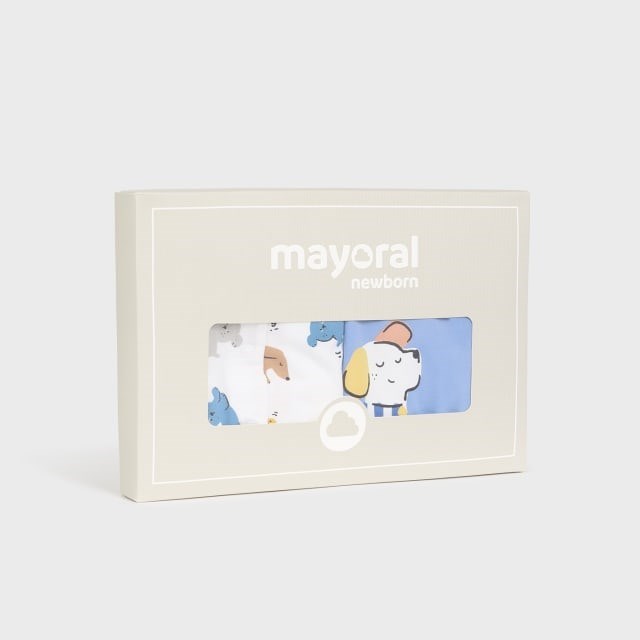 Mayoral Yazlık Erkek Bebek Tulum 2'li Set Mavi