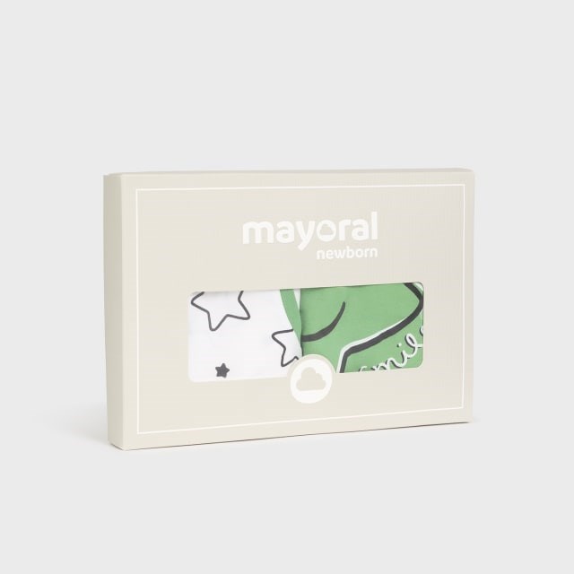 Mayoral Yazlık Erkek Bebek Kısa Tulum 2'li Set Yeşil
