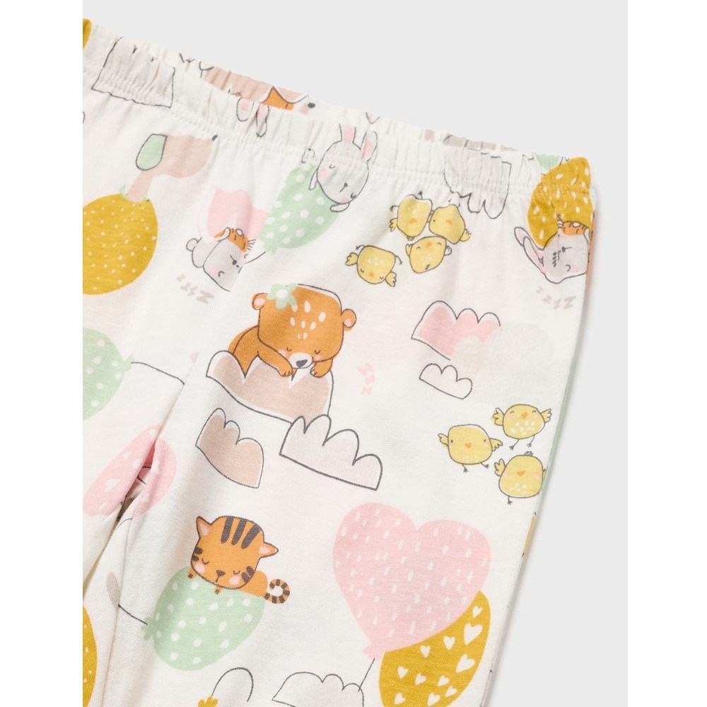 Mayoral Yazlık Kız Bebek Uzun Pijama Takım Pembe