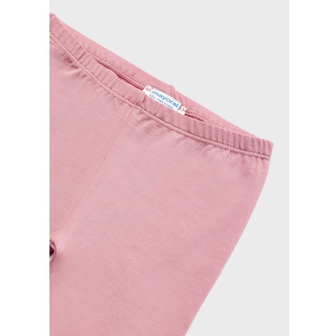 Mayoral Yazlık Kız Bebek T-shirt Tayt 2'li Set Pembe