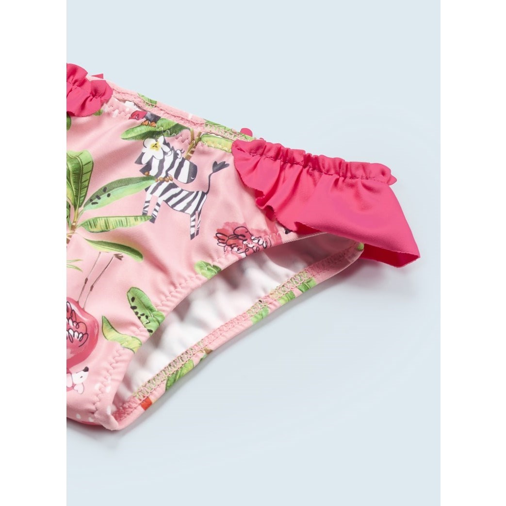 Mayoral Yazlık Kız Bebek 3'lü Bikini Set Pembe