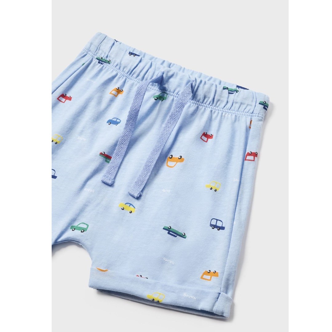 Mayoral Yazlık Erkek Bebek Şort Pijama Takım Mavi