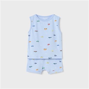 Mayoral Yazlık Erkek Bebek Şort Pijama Takım