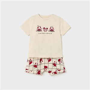 Mayoral Yazlık Erkek Bebek Şort Pijama Takım