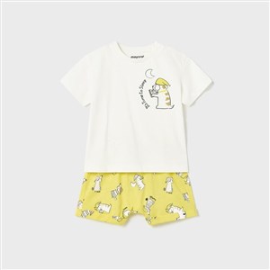 Mayoral Yazlık Erkek Bebek Şort Pijama Takım