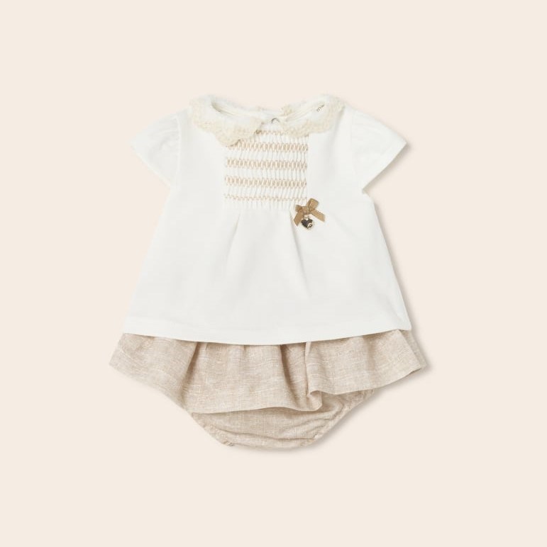 Mayoral Yazlık Kız Bebek Bluz Etek Set