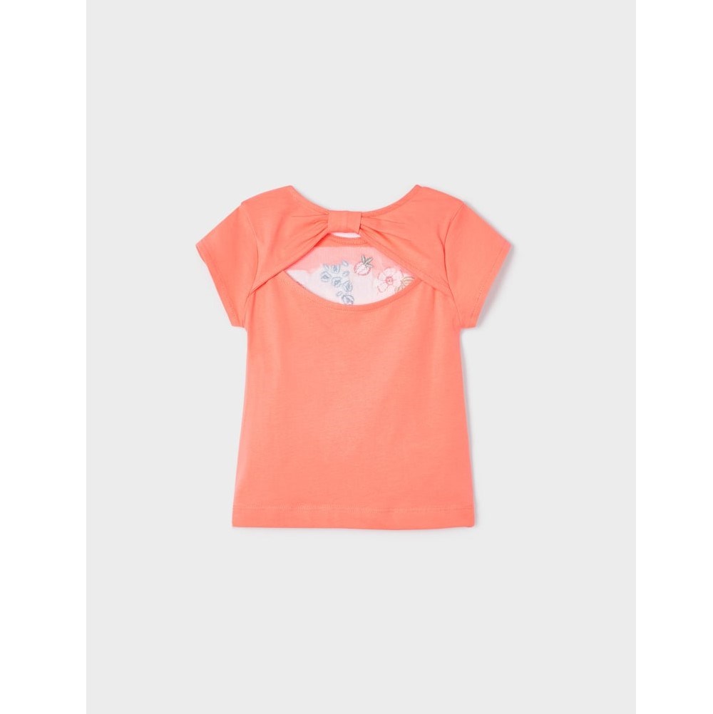 Mayoral Yazlık Kız Kısa Kol T-shirt Pembe