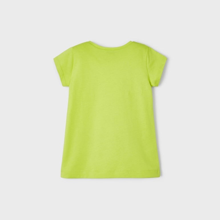Mayoral Yazlık Kız Kısa Kol T-shirt Yeşil