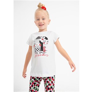 Mayoral Yazlık Kız Kısa Kol T-shirt