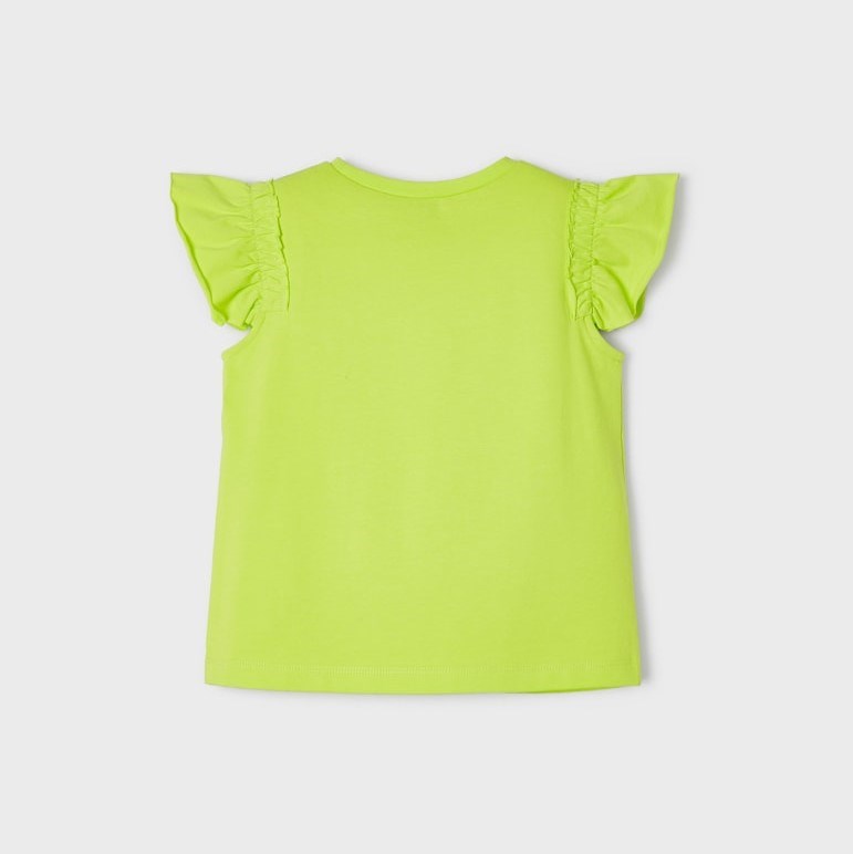 Mayoral Yazlık Kız Kısa Kol T-shirt Yeşil