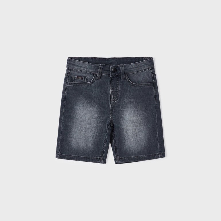 Mayoral Yazlık Erkek Denim Şort Gri