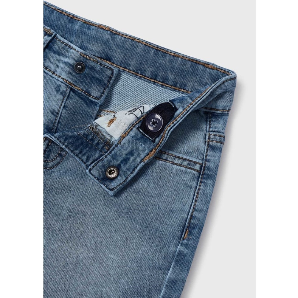 Mayoral Yazlık Erkek Denim Şort Mavi