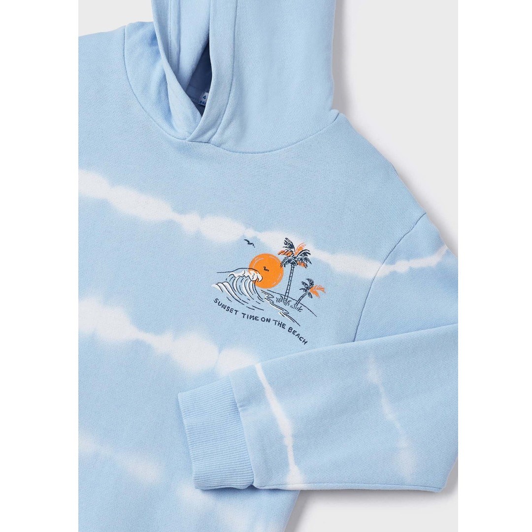 Mayoral Yazlık Erkek Kapşonlu S-shirt Mavi