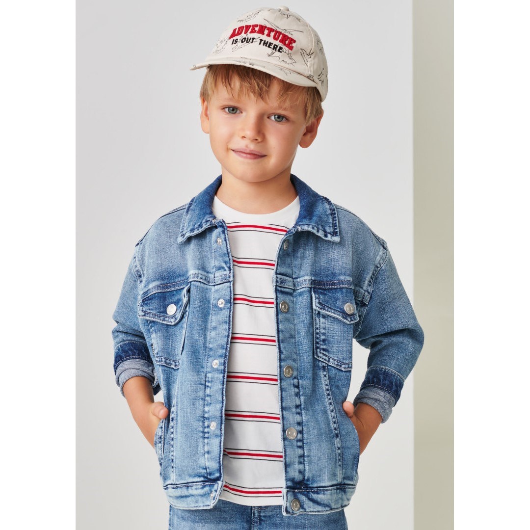 Mayoral Yazlık Erkek Denim Ceket Mavi