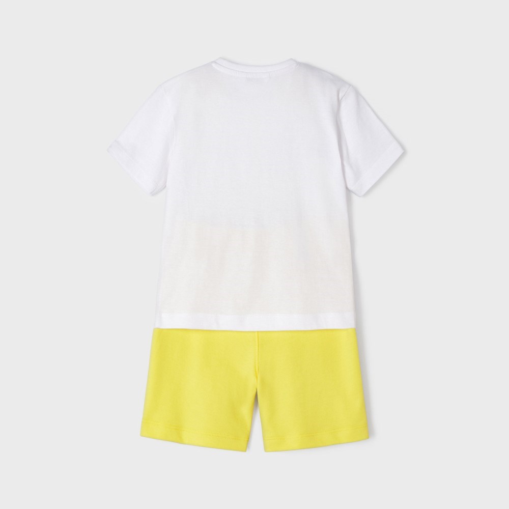 Mayoral Yazlık Erkek T-shirt Şort 2'li Set Sarı
