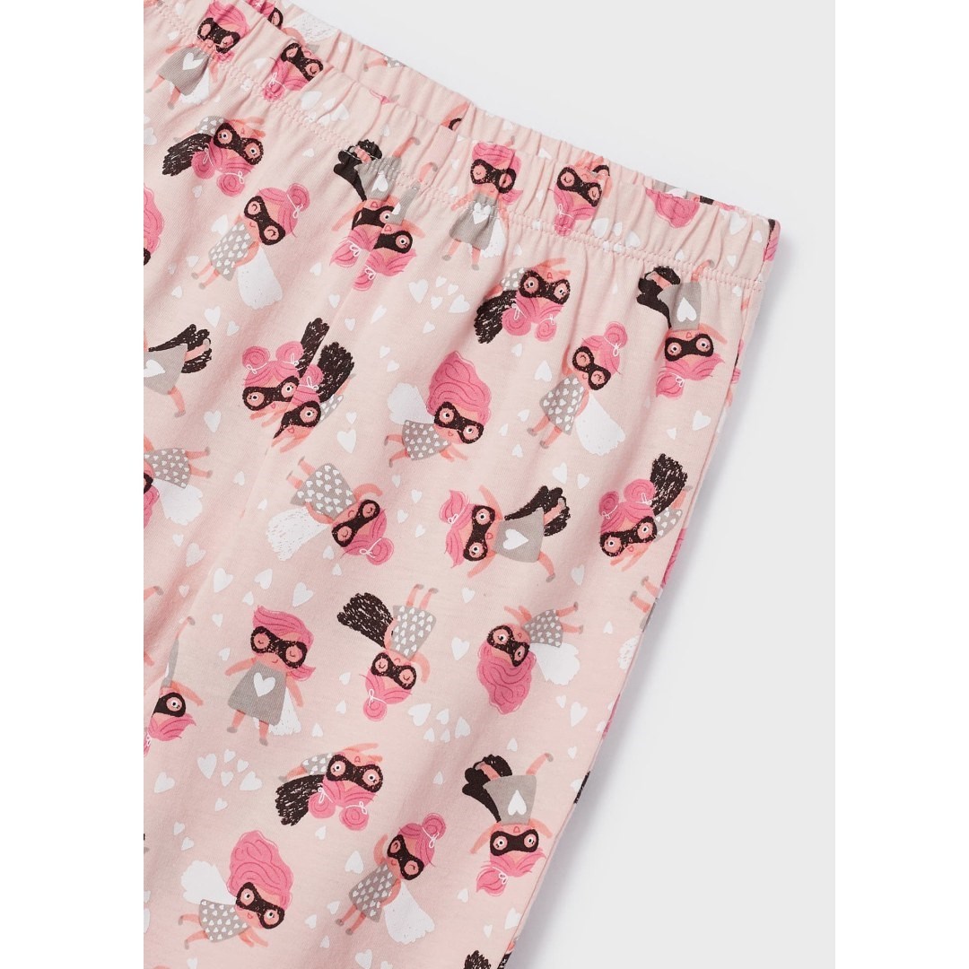 Mayoral Yazlık Kız Uzun Pijama Takım Pembe
