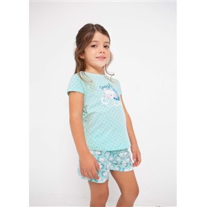 Mayoral Yazlık Kız Şort Pijama Takım