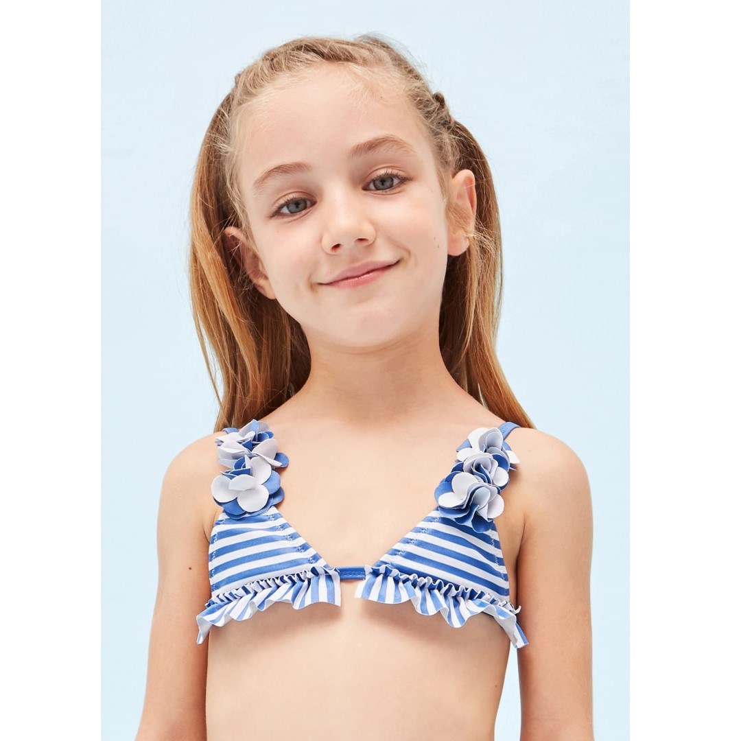 Mayoral Yazlık Kız Bikini Set Mavi