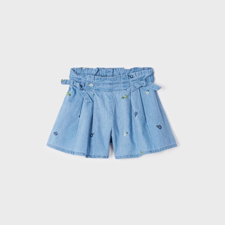 Mayoral Yazlık Kız Denim Şort Mavi