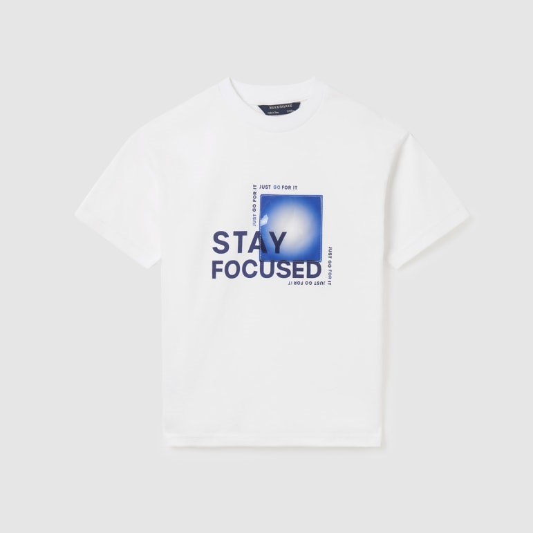 Mayoral Yazlık Erkek Kısa Kol T-shirt Beyaz