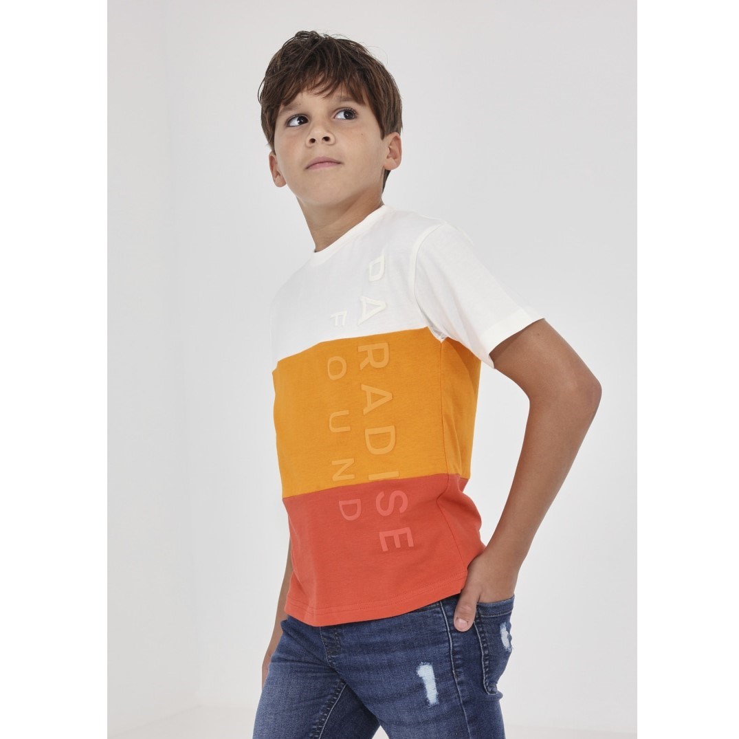 Mayoral Yazlık Erkek Kısa Kol T-shirt Turuncu