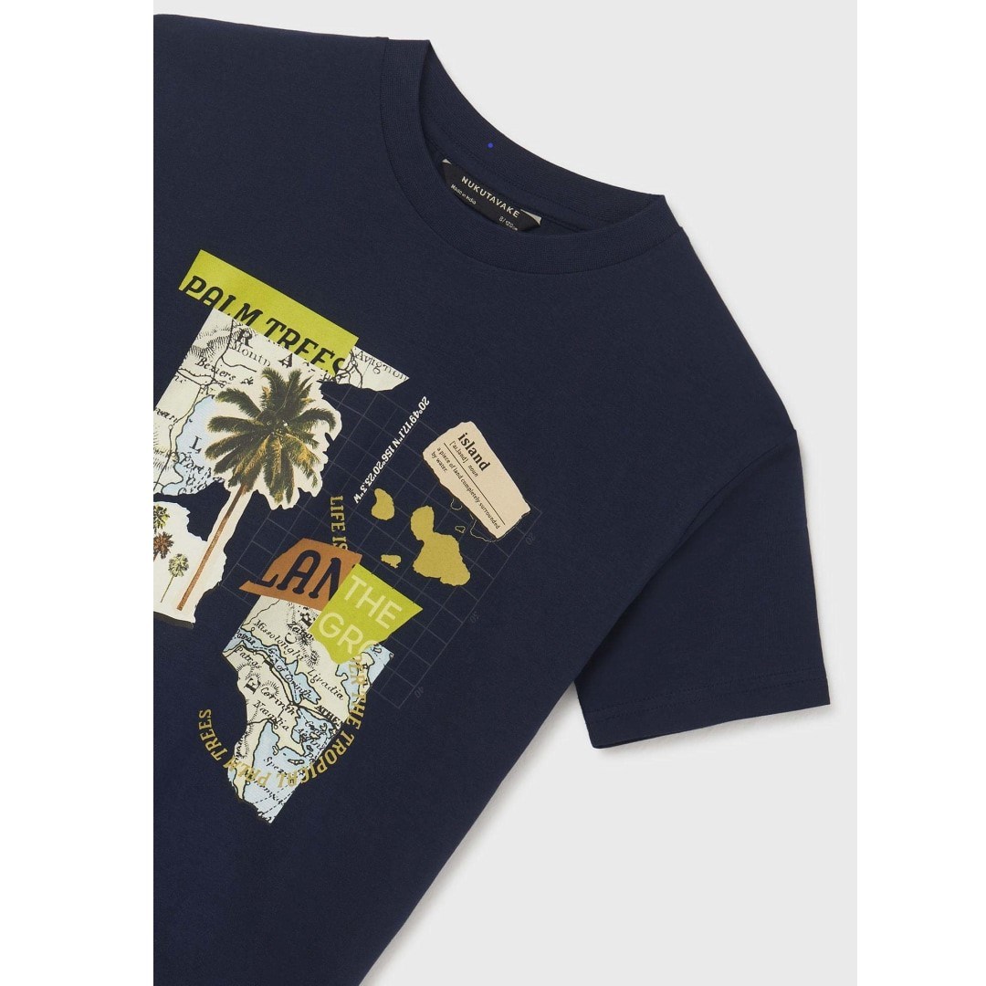 Mayoral Yazlık Erkek Kısa Kol T-shirt Koyu Mavi