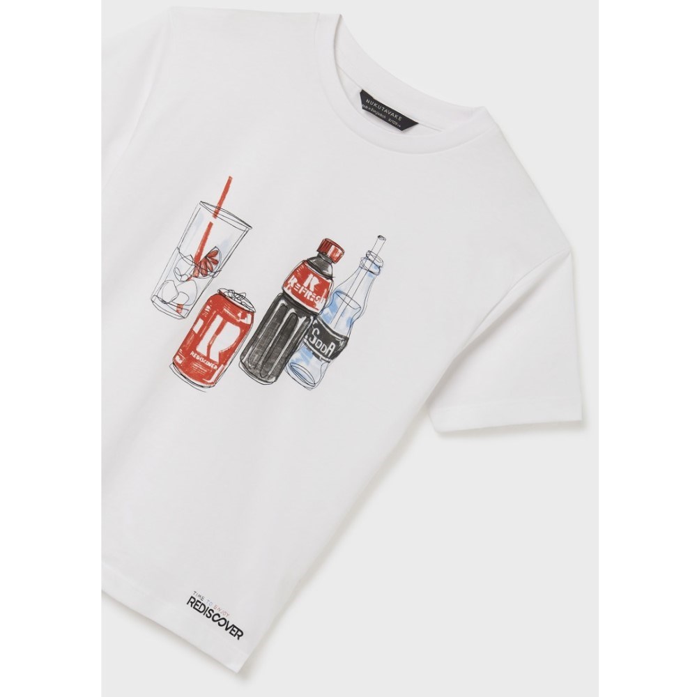 Mayoral Yazlık Erkek Kısa Kol T-shirt Beyaz