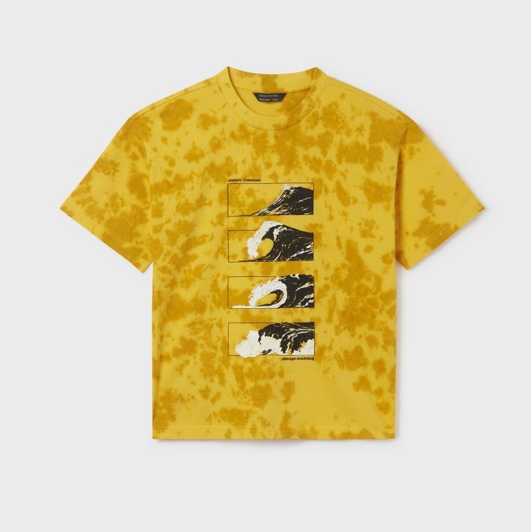 Mayoral Yazlık Erkek Kısa Kol T-shirt Sarı