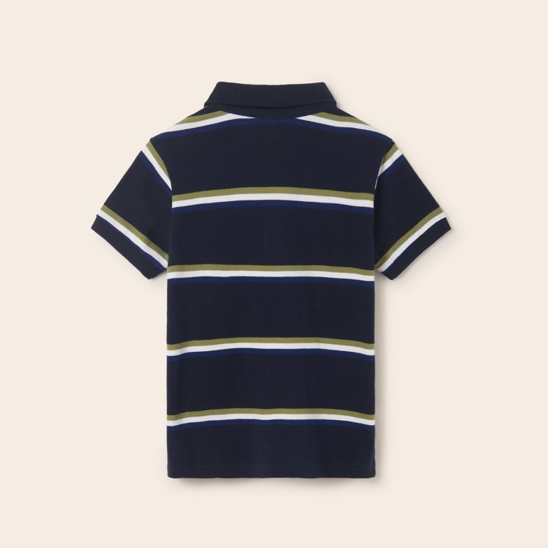Mayoral Yazlık Erkek Kısa Kol Polo T-shirt Koyu Mavi