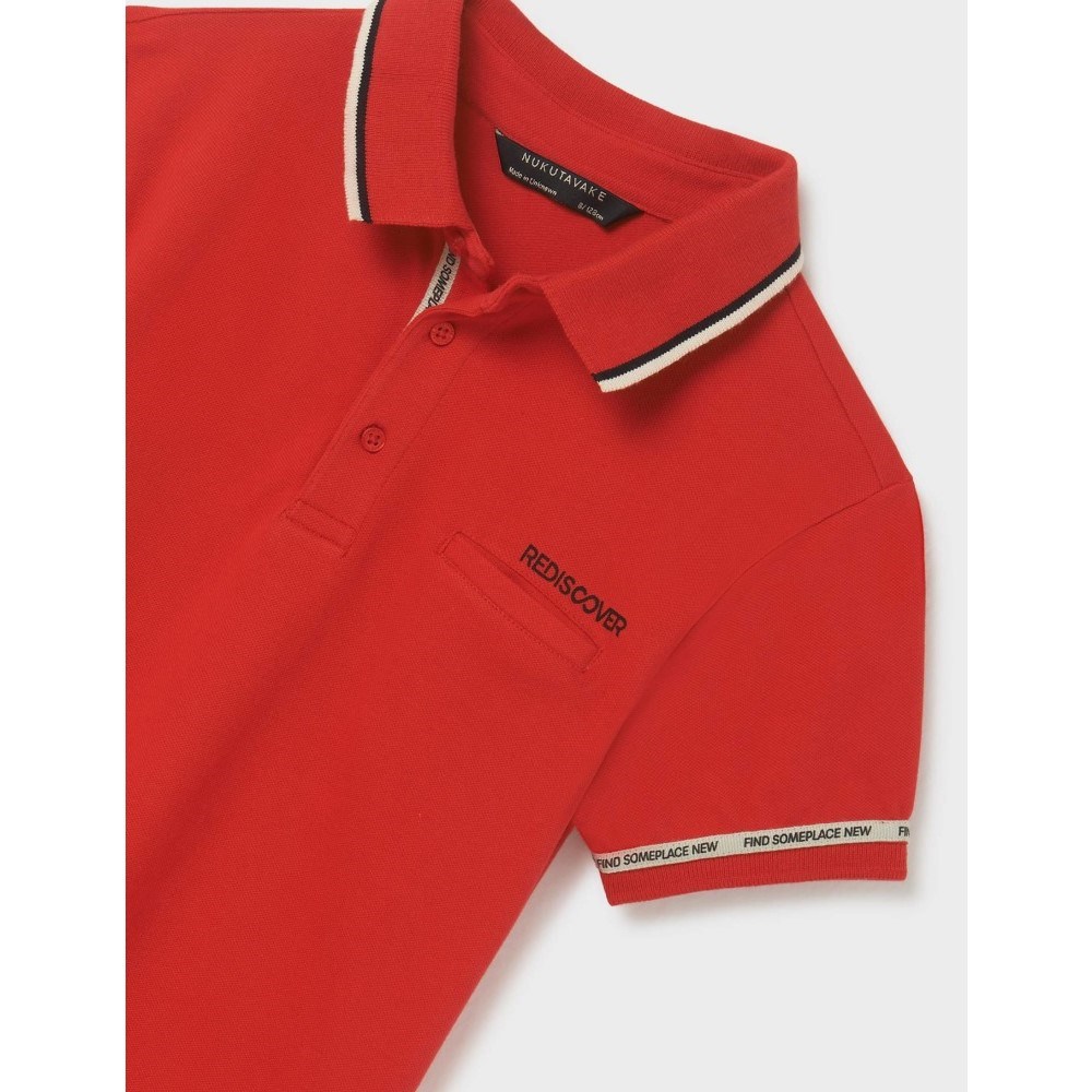 Mayoral Yazlık Erkek Kısa Kol Polo T-shirt Kırmızı