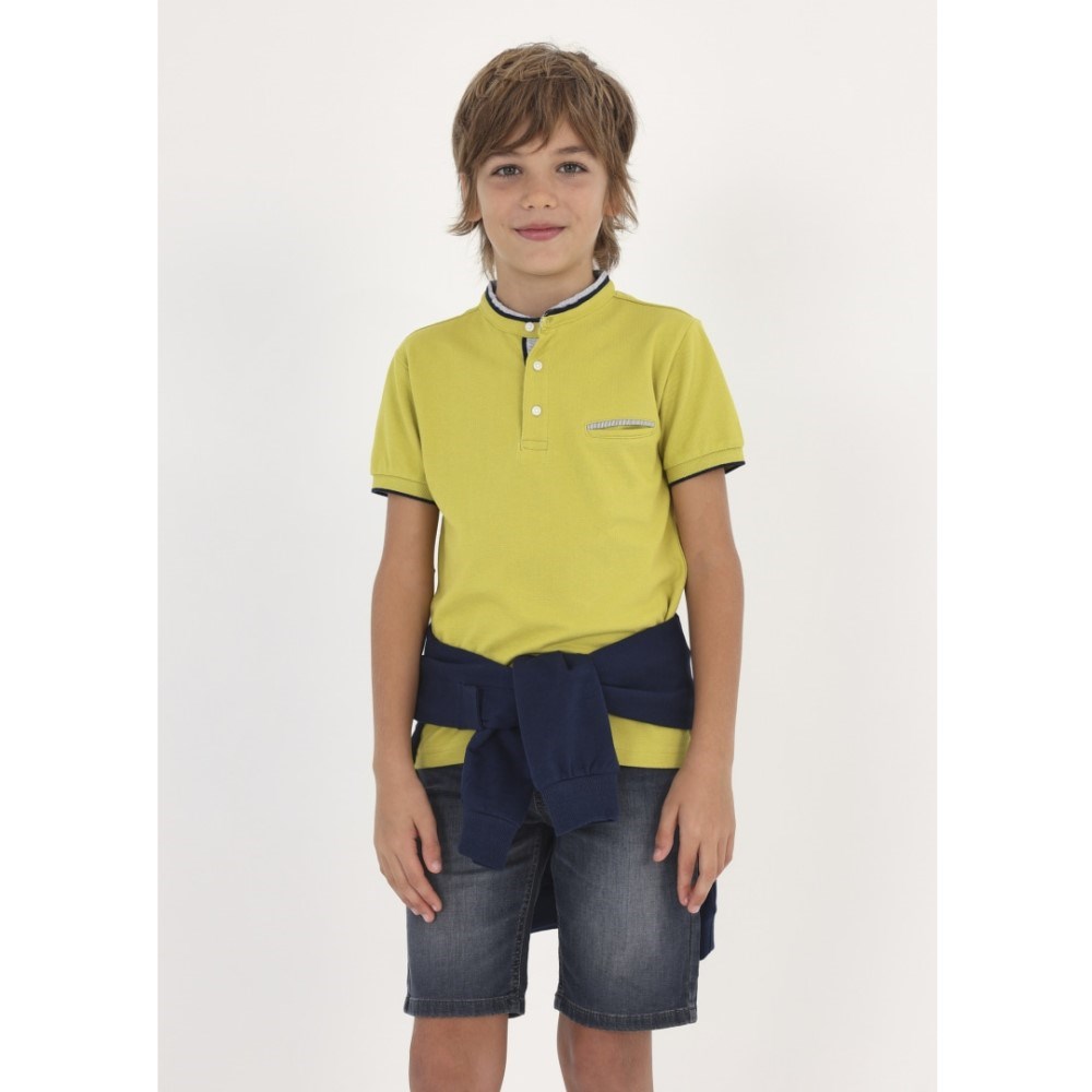 Mayoral Yazlık Erkek Kısa Kol Polo T-shirt Sarı