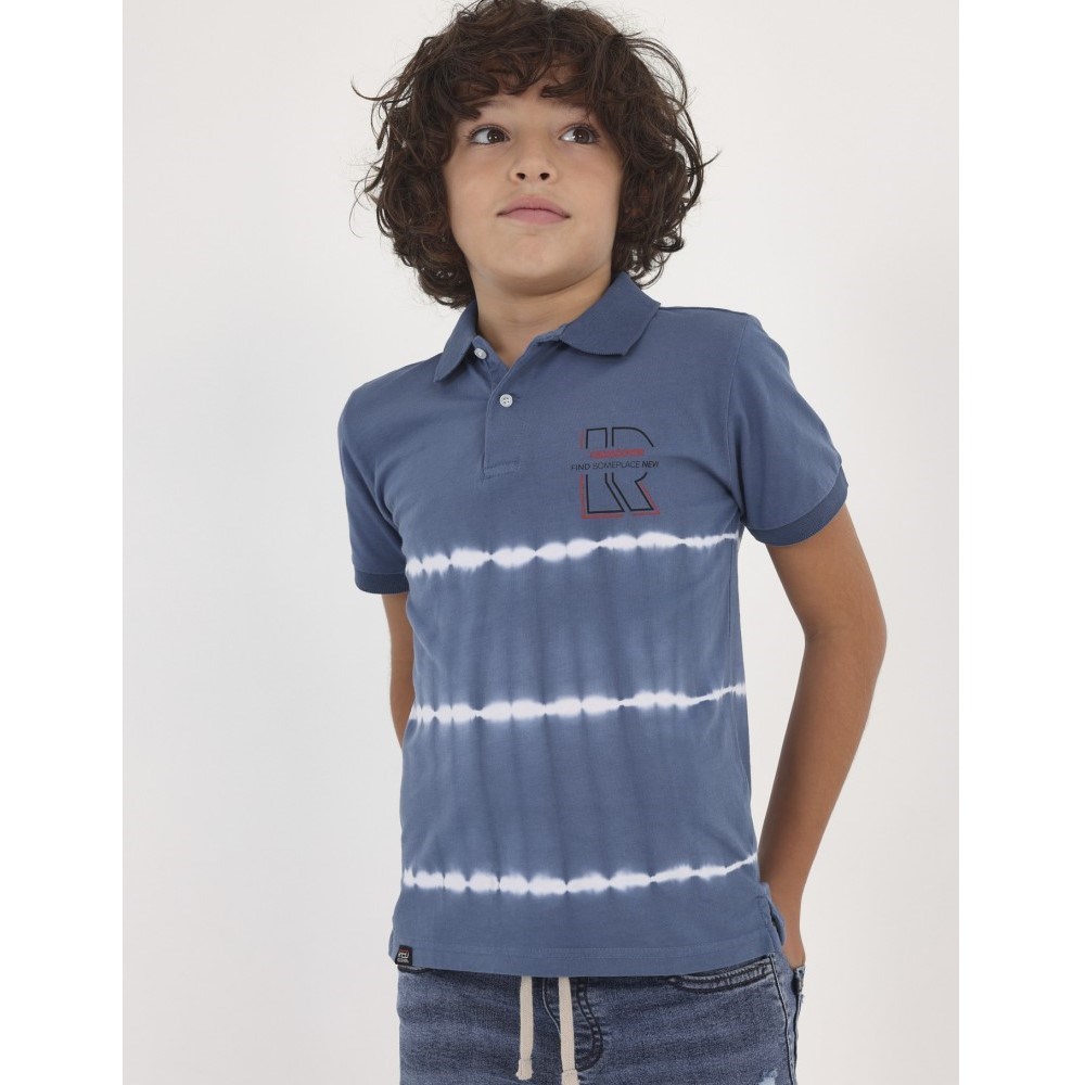 Mayoral Yazlık Erkek Kısa Kol Polo T-shirt Koyu Mavi