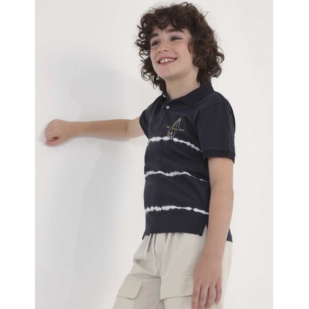 Mayoral Yazlık Erkek Kısa Kol Polo T-shirt Siyah
