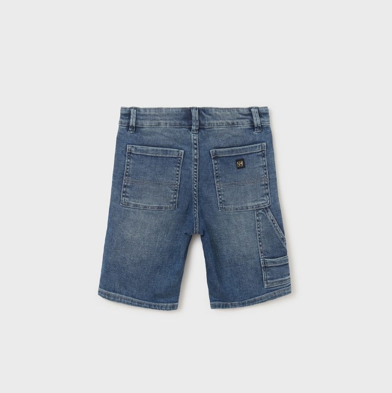 Mayoral Yazlık Erkek Denim Şort Mavi