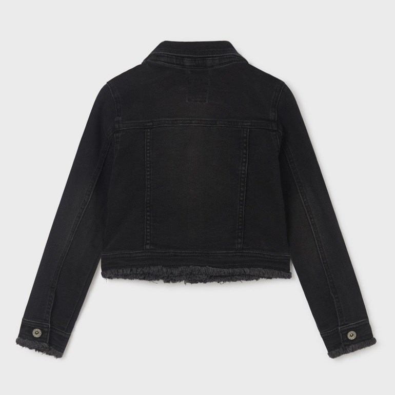 Mayoral Yazlık Kız Denim Ceket Siyah
