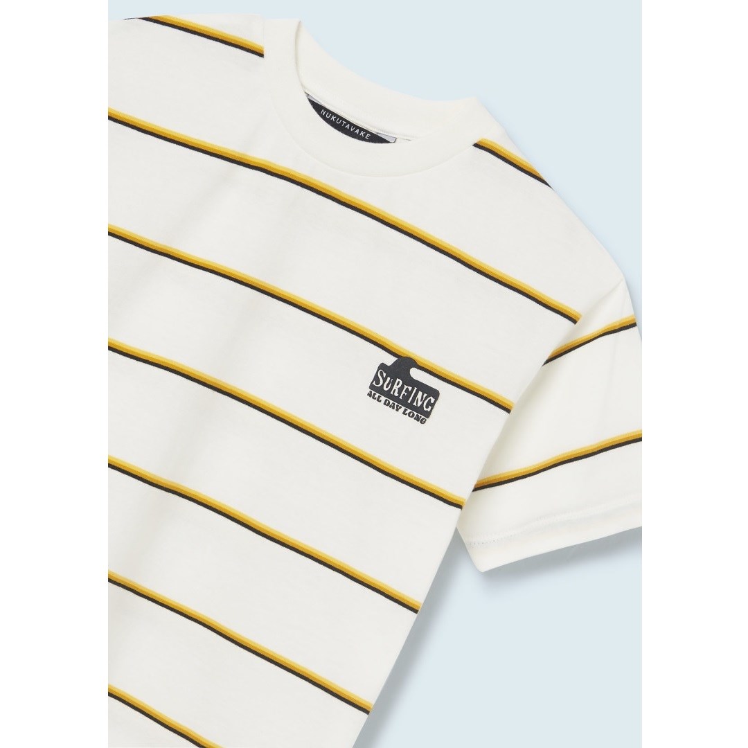 Mayoral Yazlık Erkek Kısa Kol T-shirt Şort 3'lü Set Sarı