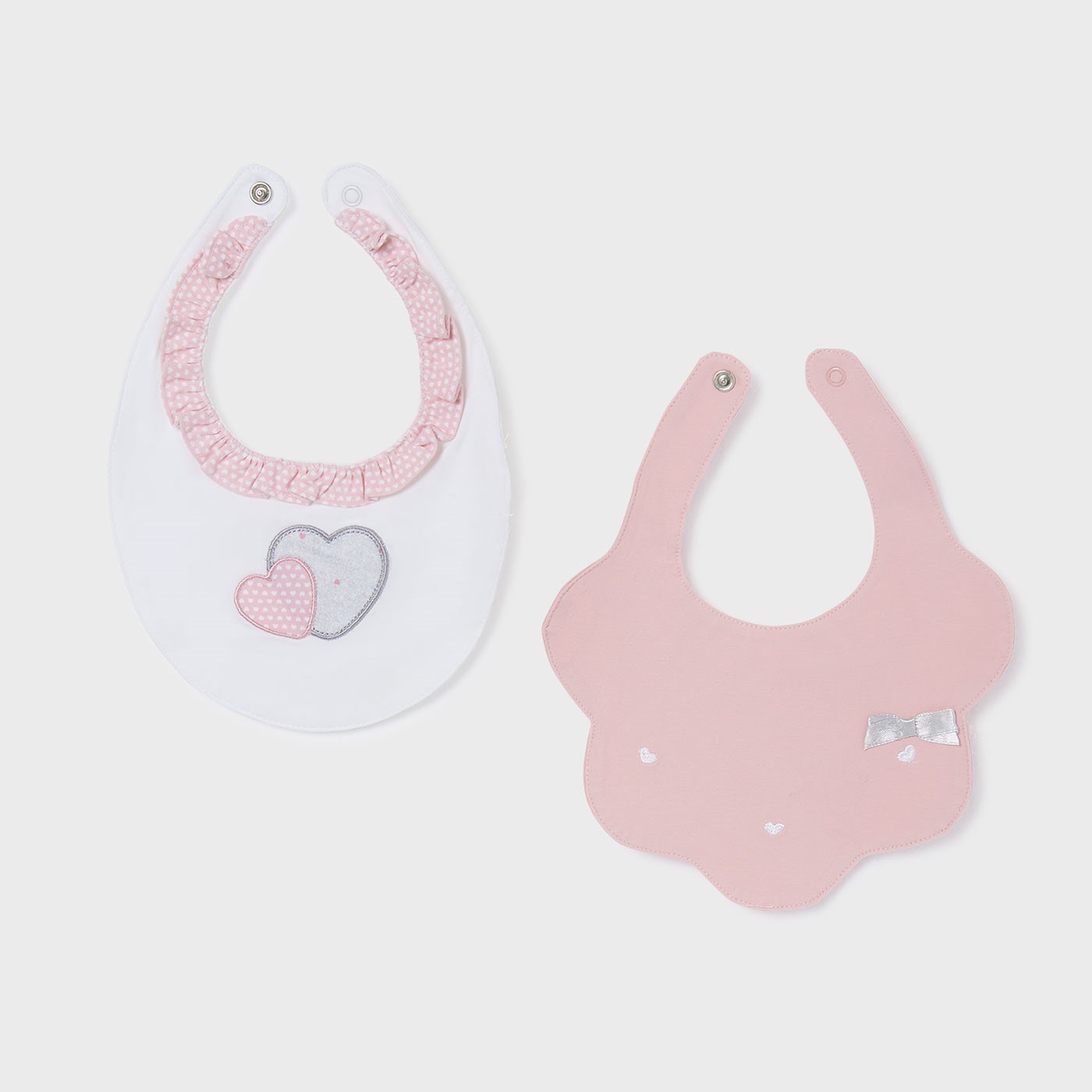 Mayoral Yazlık Kız Bebek Önlük 2'li Set Pembe