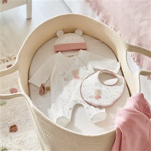 Mayoral Yazlık Kız Bebek Tulum Bere 3'lü Set