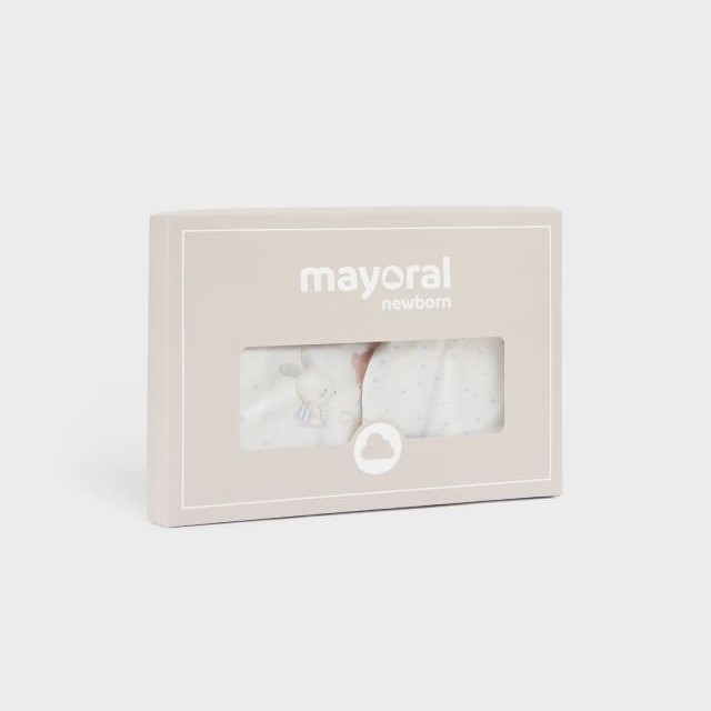 Mayoral Yazlık Erkek Bebek Tulum Bere 3'lü Set Mavi