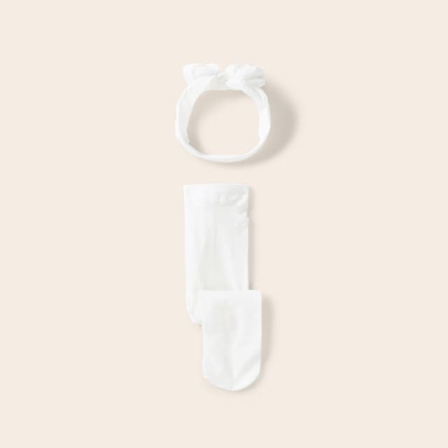 Mayoral Yazlık Kız Bebek Külotlu Çorap Bandana Set