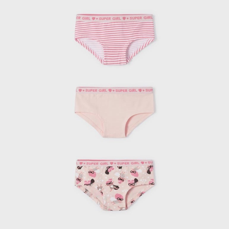 Mayoral Yazlık Kız Külot 3'lü Set Pembe