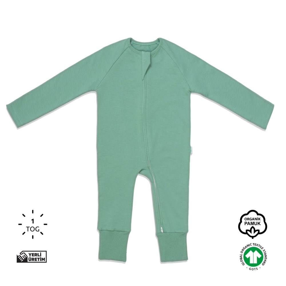 Zuppers Çocuk Ayaklı Uyku Tulumu 1.0 Tog Mint Yeşili Yeşil