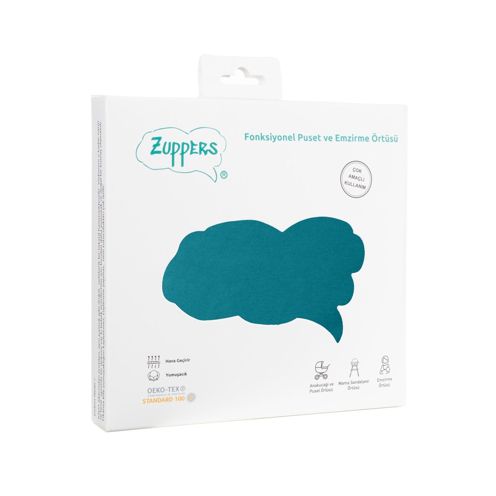 Zuppers Fonksiyonel Puset ve Emzirme Örtüsü - Forest 
