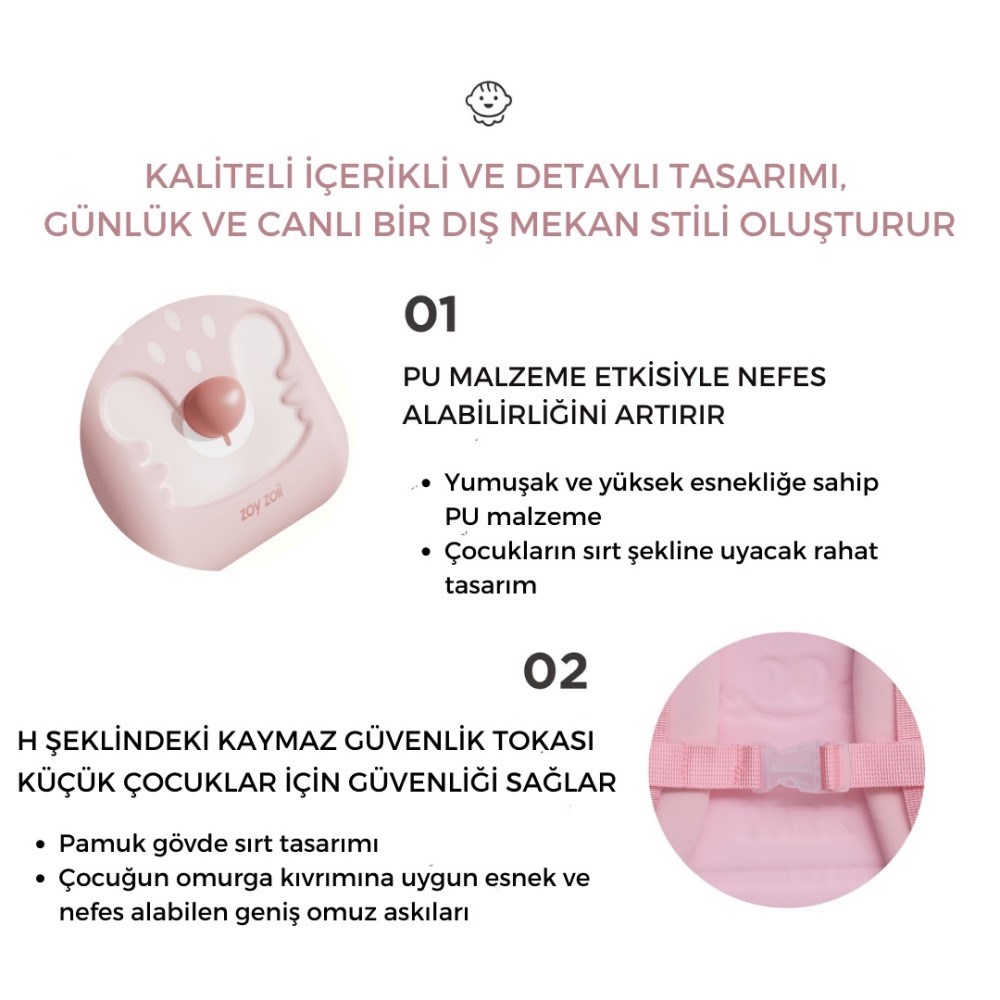 Zoyzoii Donut Serisi Shiny Angel Sırt Çantası 