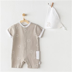 Andywawa Yazlık Bebek Tulum Fular Set
