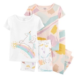 Carter's Yazlık Kız Çocuk Pijama 4'lü Set