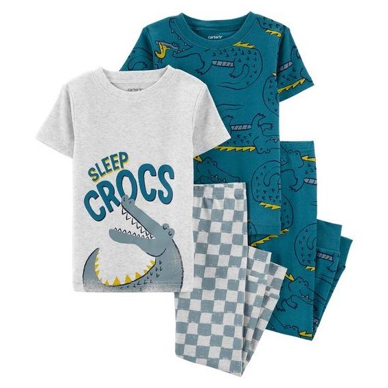 Carter's Yazlık Erkek Çocuk Pijama 4'lü Set